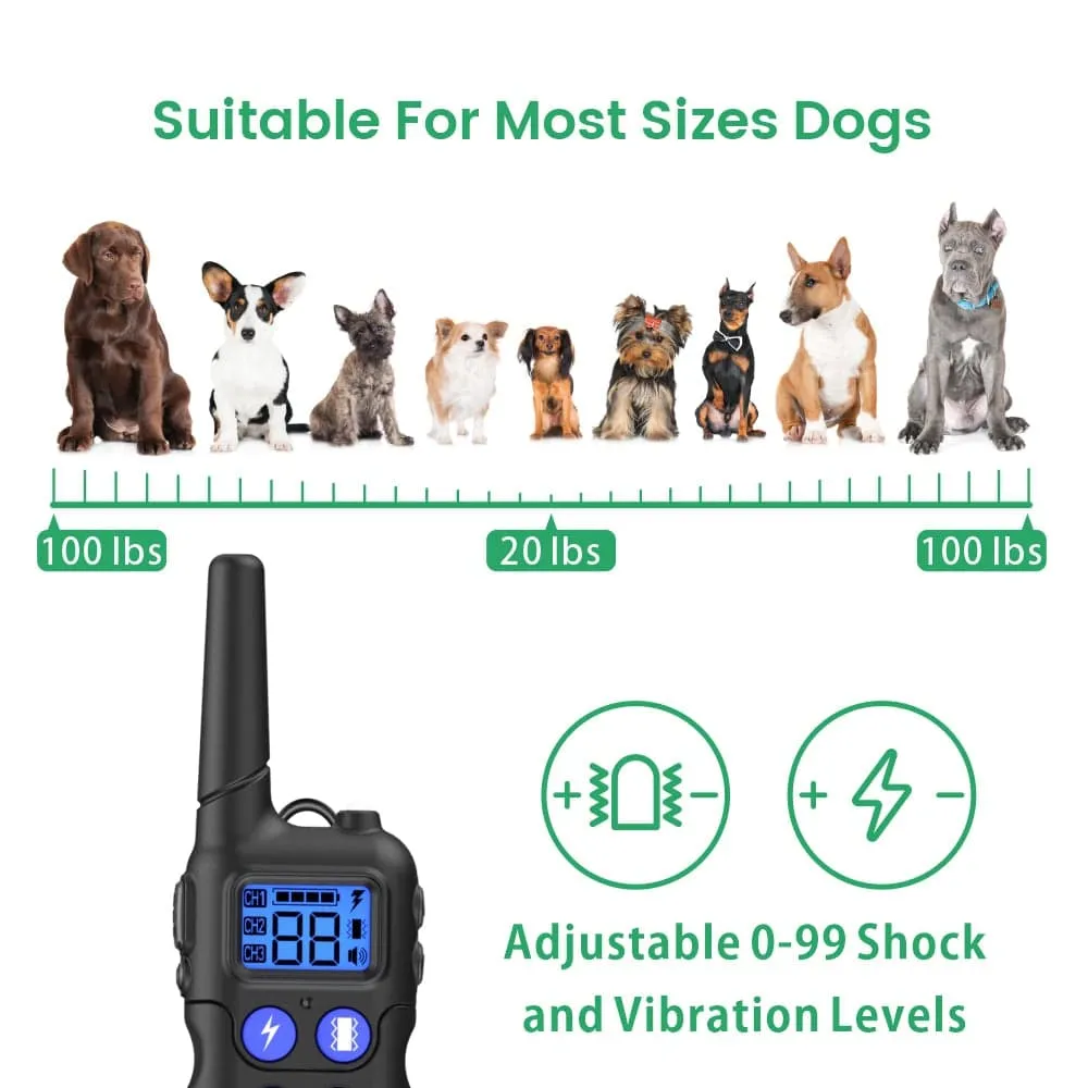 [VoiceTrainer ] Shock Collars for Dogs with Walkie-Talkie Function