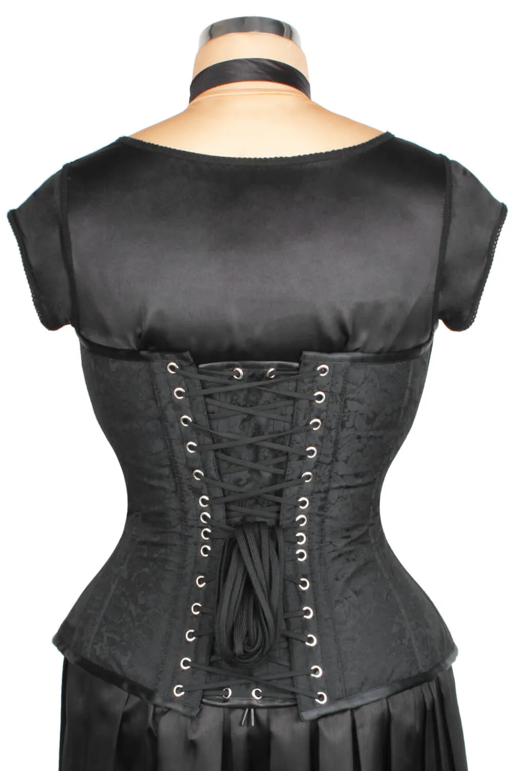 Waist Reducing Overbust Brocade Corset (ELC-301)