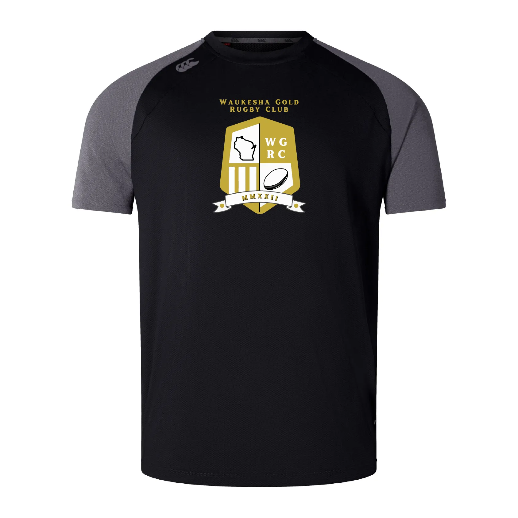 Waukesha Gold Rugby Elite Training Tee by Canterbury