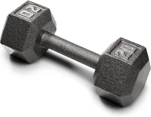 Weider Cast Iron Hex Dumbbell