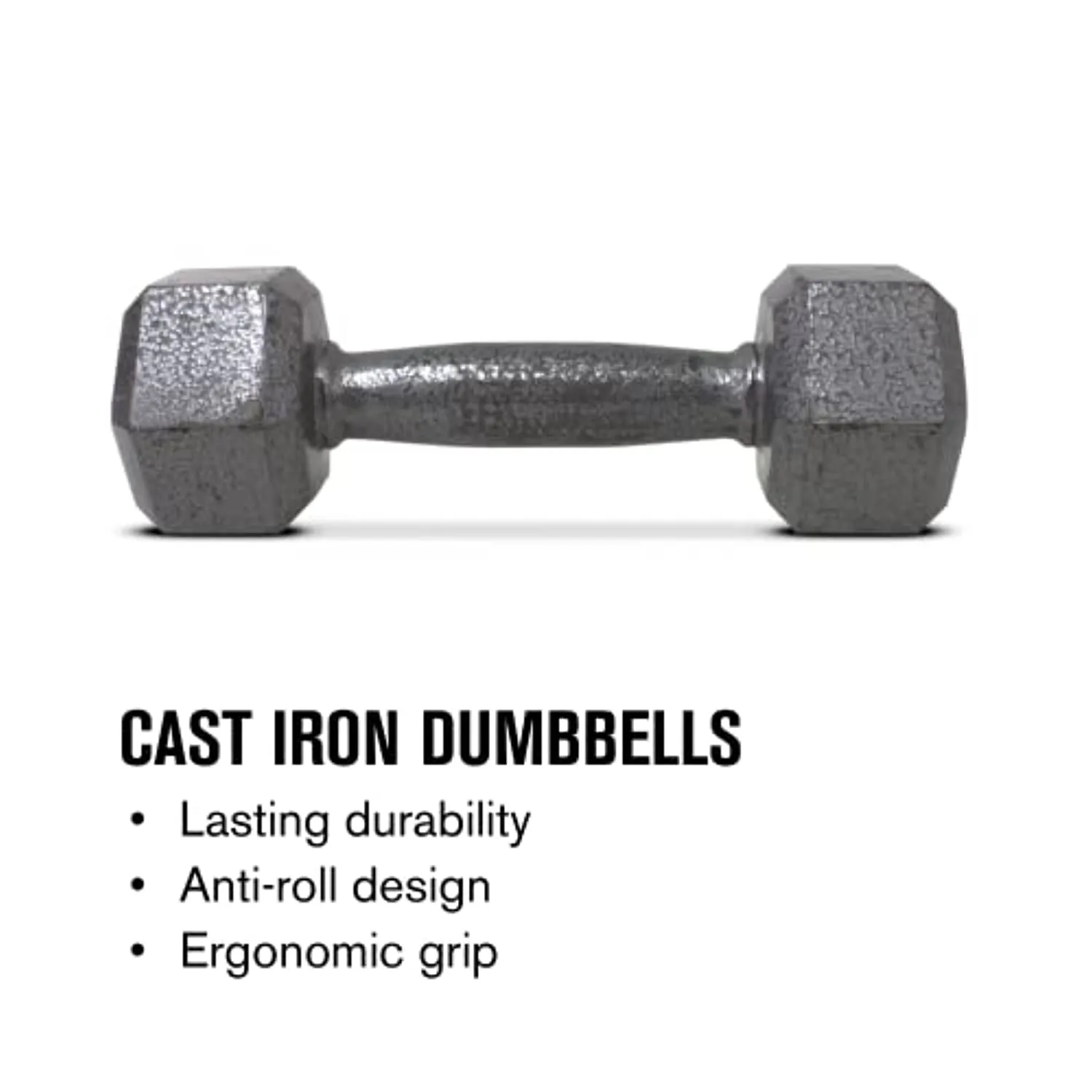 Weider Cast Iron Hex Dumbbell