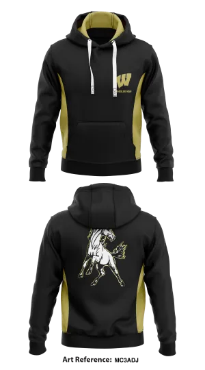 Wheeler High  Core Men's Hooded Performance Sweatshirt - Mc3aDJ