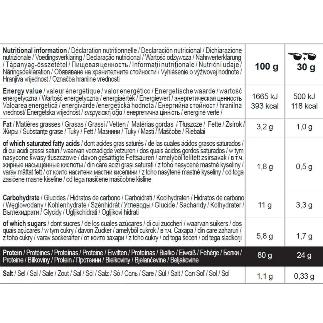 WHEY PROTEINE ISOLATE VANILLE 900 G