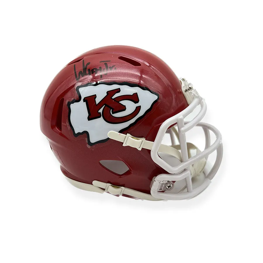 Willie Gay Jr. Signed Kansas City Chiefs Signed Speed Mini Helmet (Black Ink)