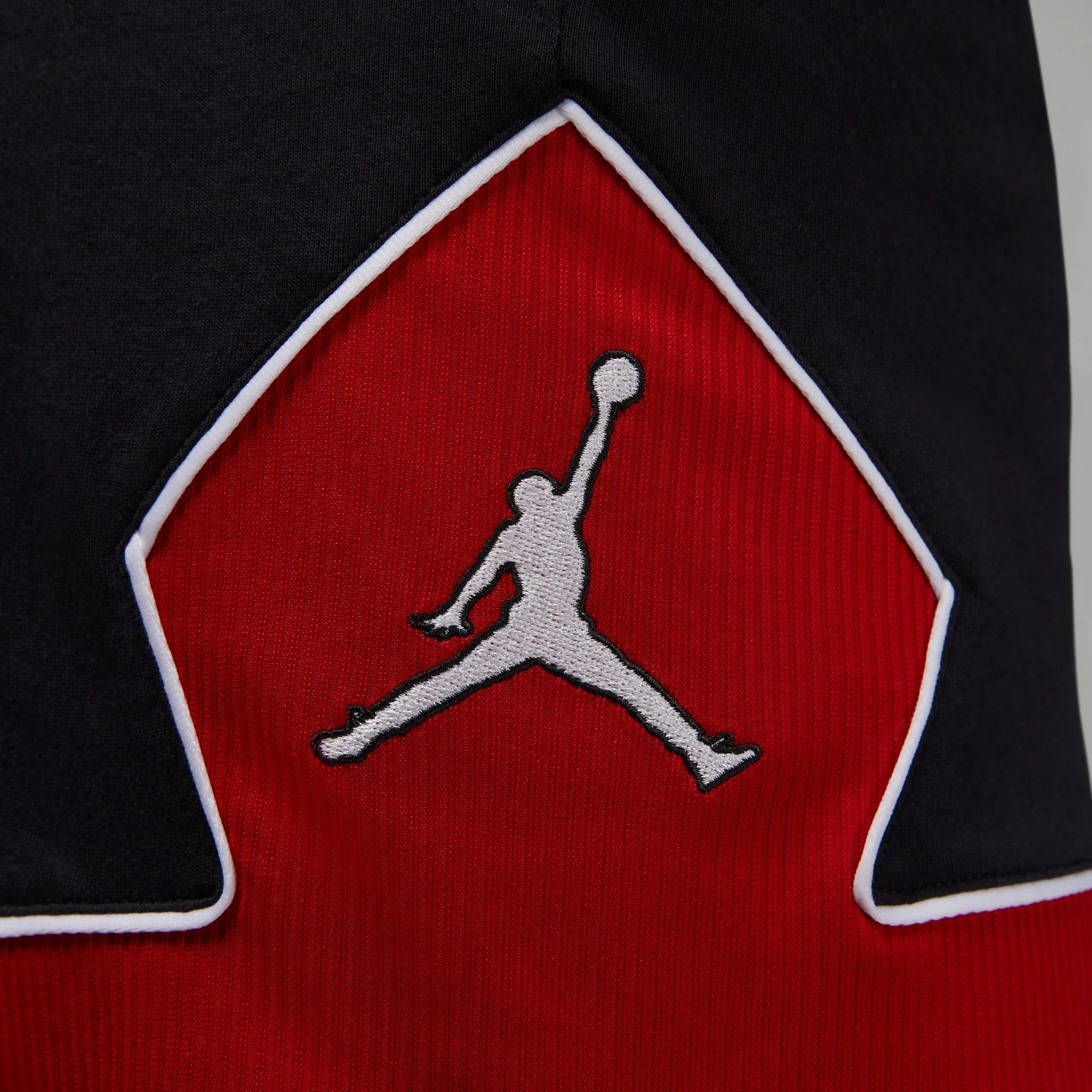 Womens Jordan Diamond Shorts 'Black/Red'