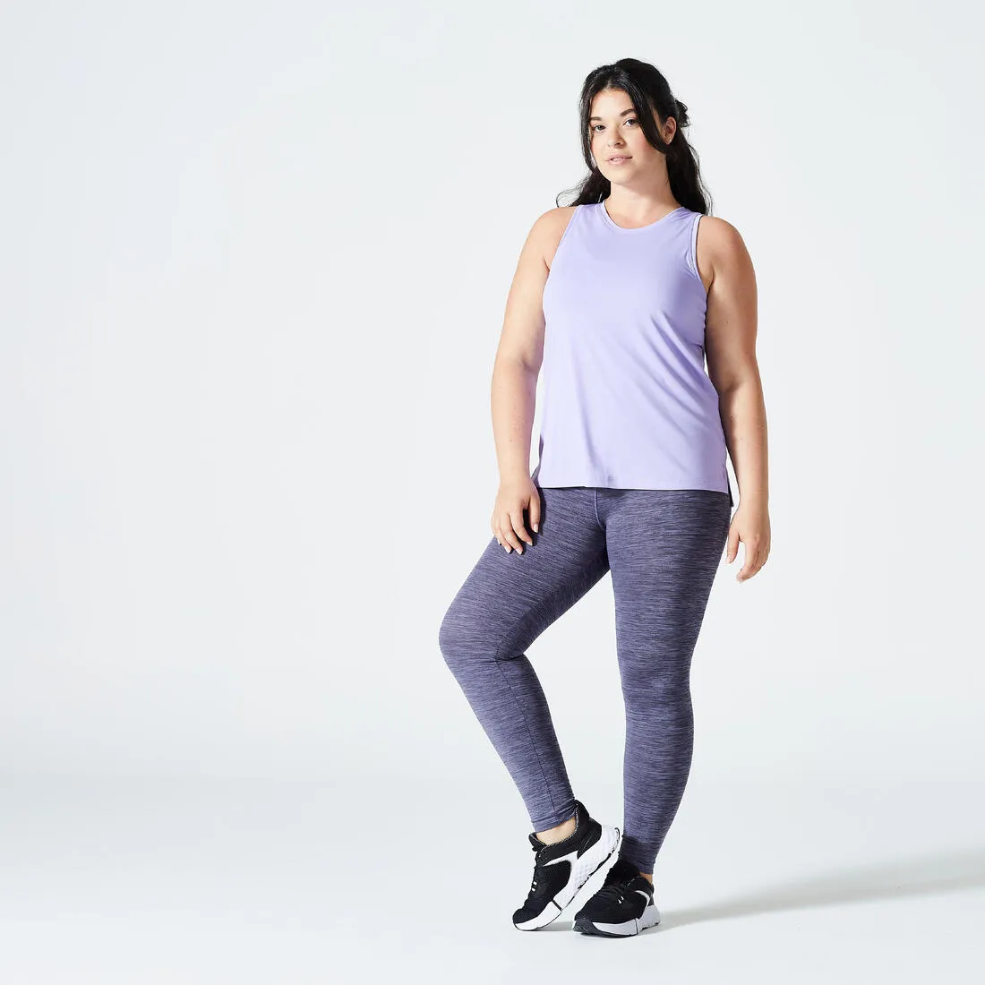 Women's Straight-Cut Fitness Tank Top - Smoky