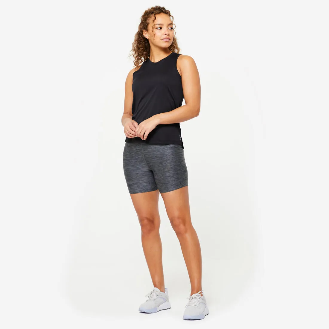 Women's Straight-Cut Fitness Tank Top - Smoky